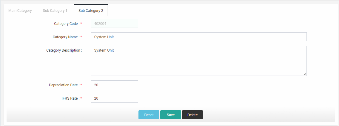 Cost & Depreciation Calculation